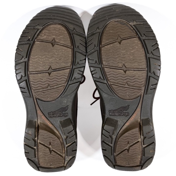 Dansko Wyatt Mens Size 7.5 8 EU 41 Brown Leather Full Grain Comfort Oxford Shoes - Picture 8 of 8